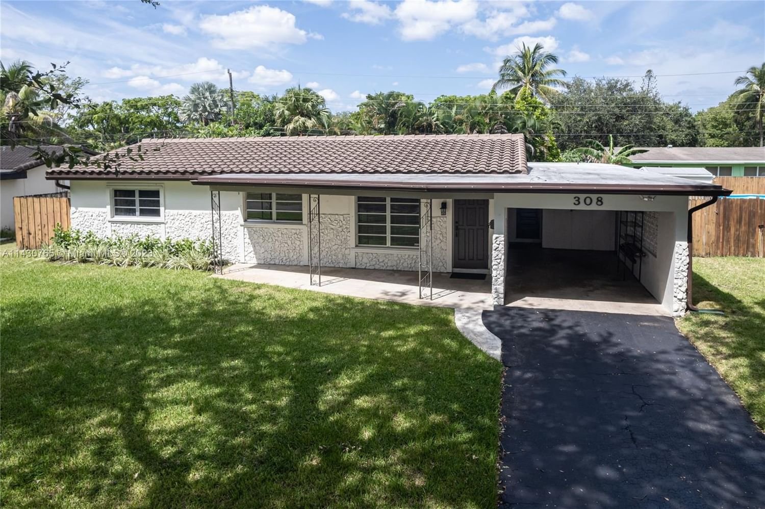 Real estate property located at 308 56th Terrace, Broward County, LAWN ACRES, Hollywood, FL