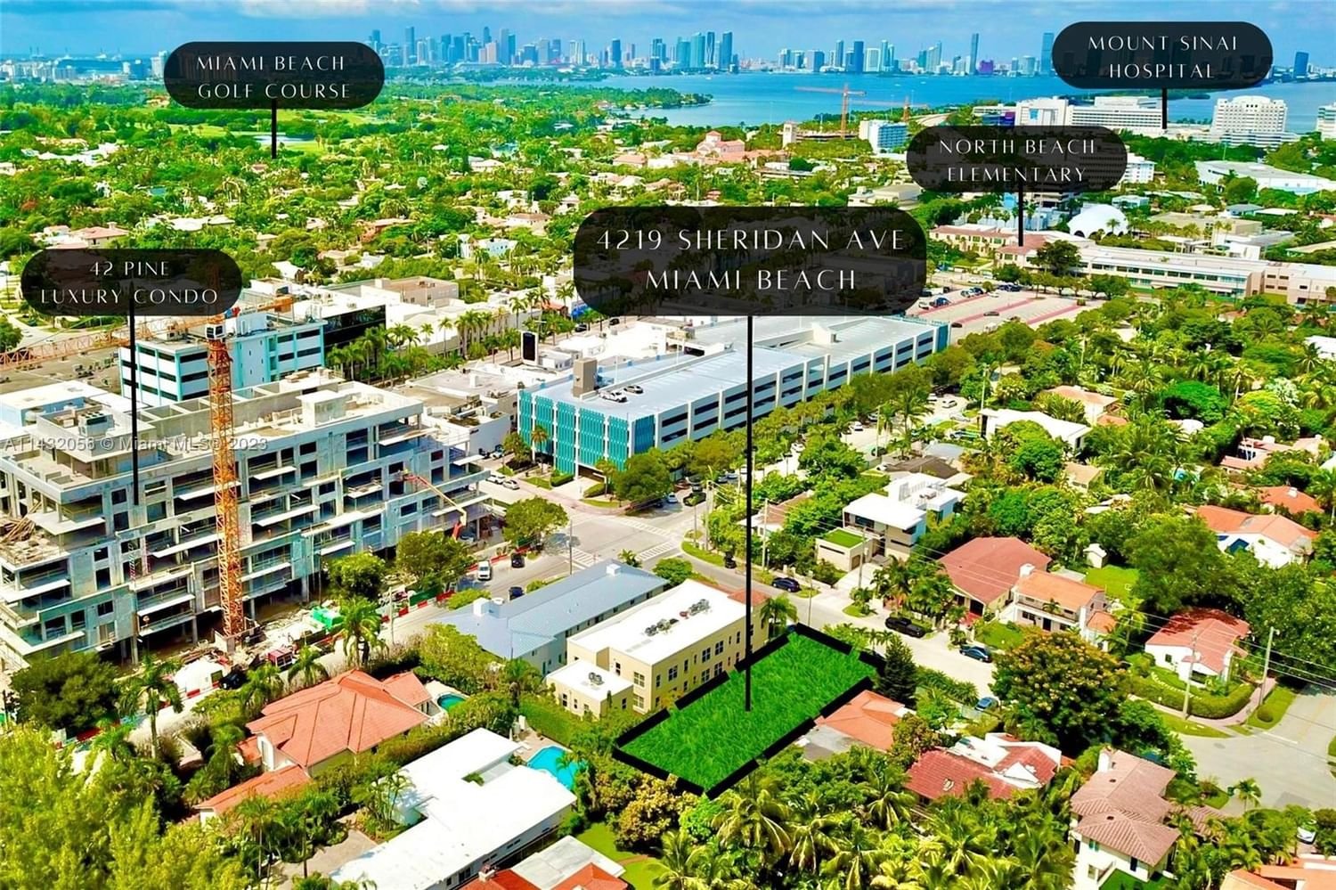 Real estate property located at 4219 Sheridan Ave, Miami-Dade County, Miami Beach, FL