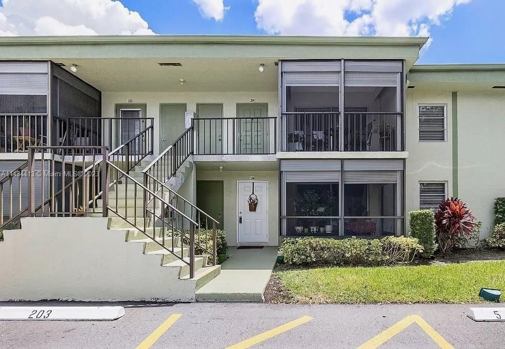 Real estate property located at 7527 Oriole Blvd #104, Palm Beach County, Delray Beach, FL