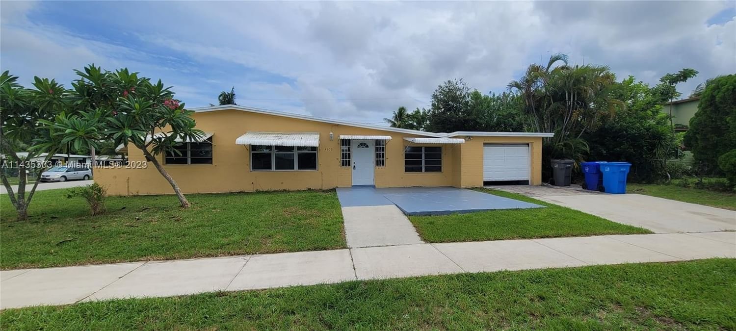 Real estate property located at 4100 36th St, Broward County, West Park, FL