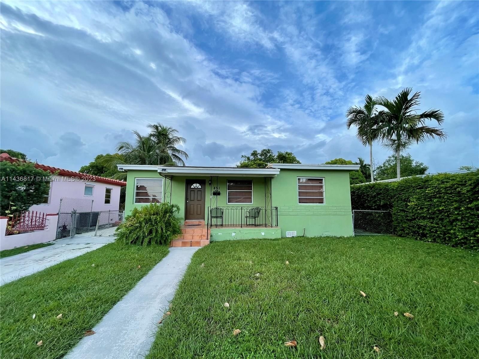 Real estate property located at 451 6th St, Miami-Dade County, EAST HIALEAH, Hialeah, FL