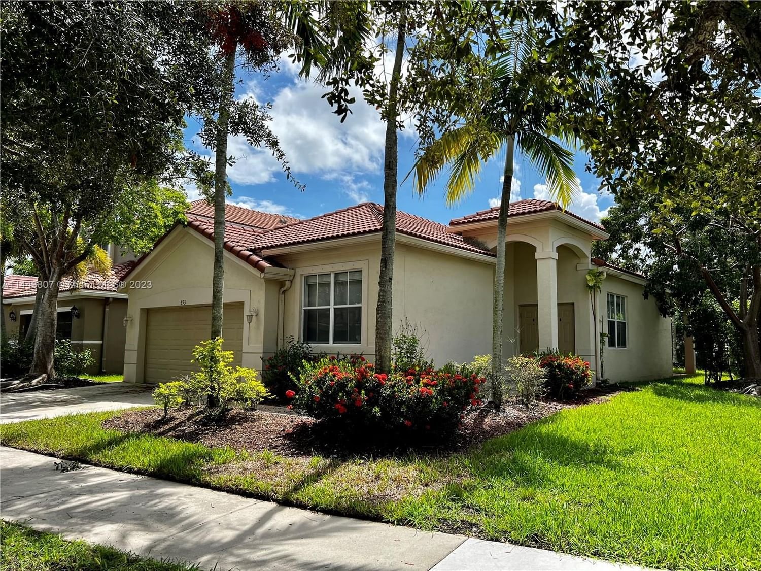Real estate property located at 593 Pigeon Plum Way, Broward County, Weston, FL