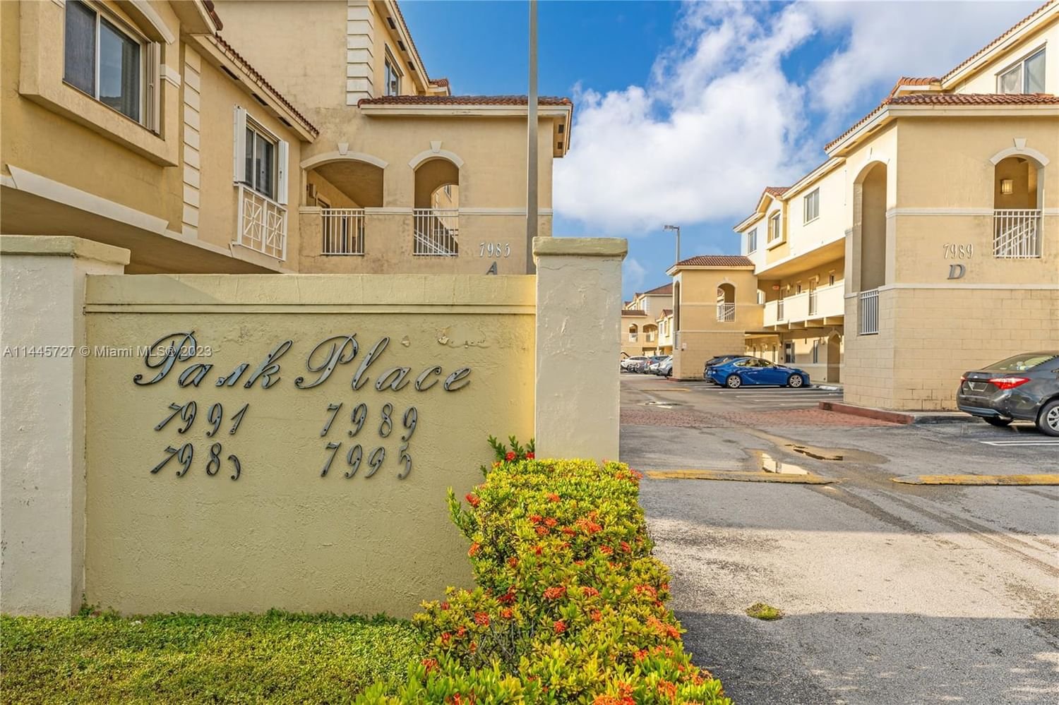 Real estate property located at 7989 8th St #110, Miami-Dade County, PARK PLACE AT MIDWAY COND, Miami, FL