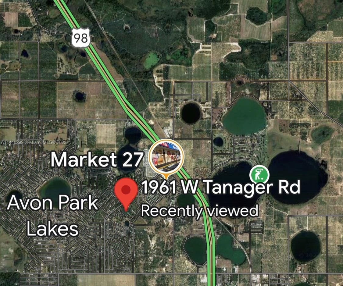 Real estate property located at 1961 W Tanager Rd, Highlands County, AVON PARK LAKES, Other City - In The State Of Florida, FL