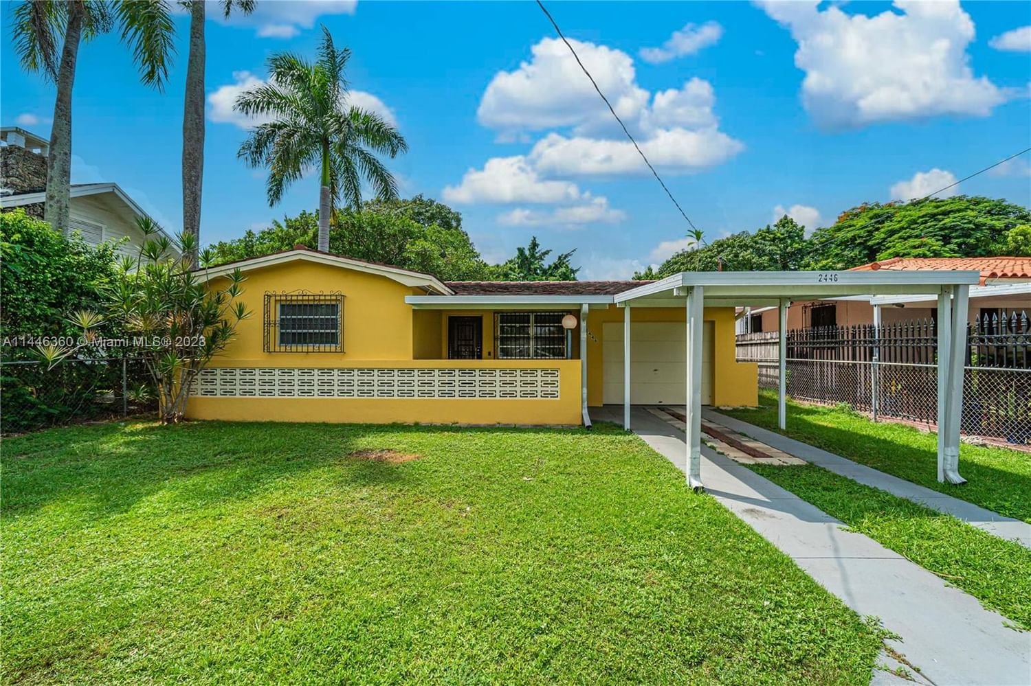 Real estate property located at 2446 15th St, Miami-Dade County, GRAPELAND, Miami, FL