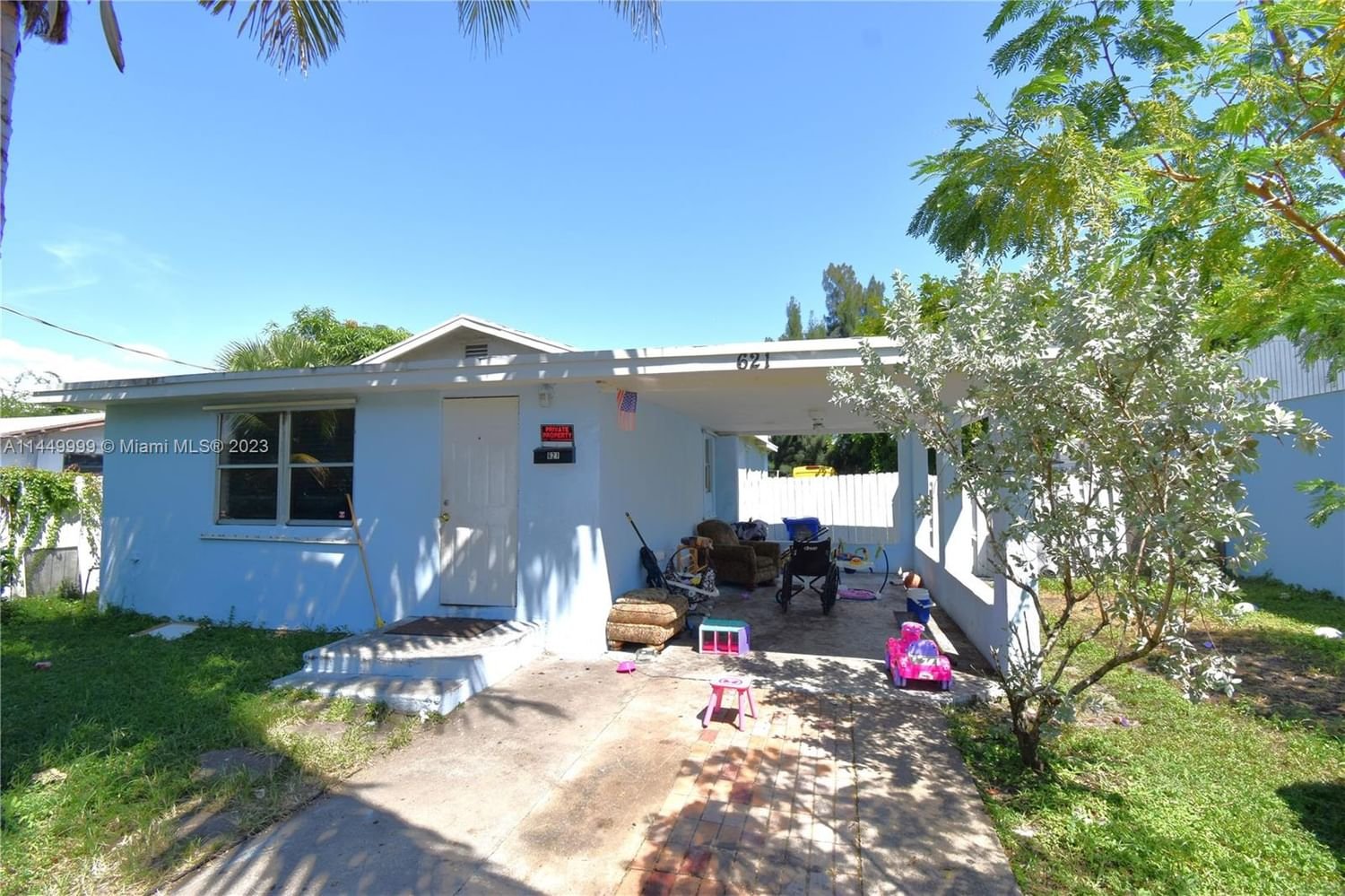 Real estate property located at 621 8th St, Broward County, Pompano Beach, FL
