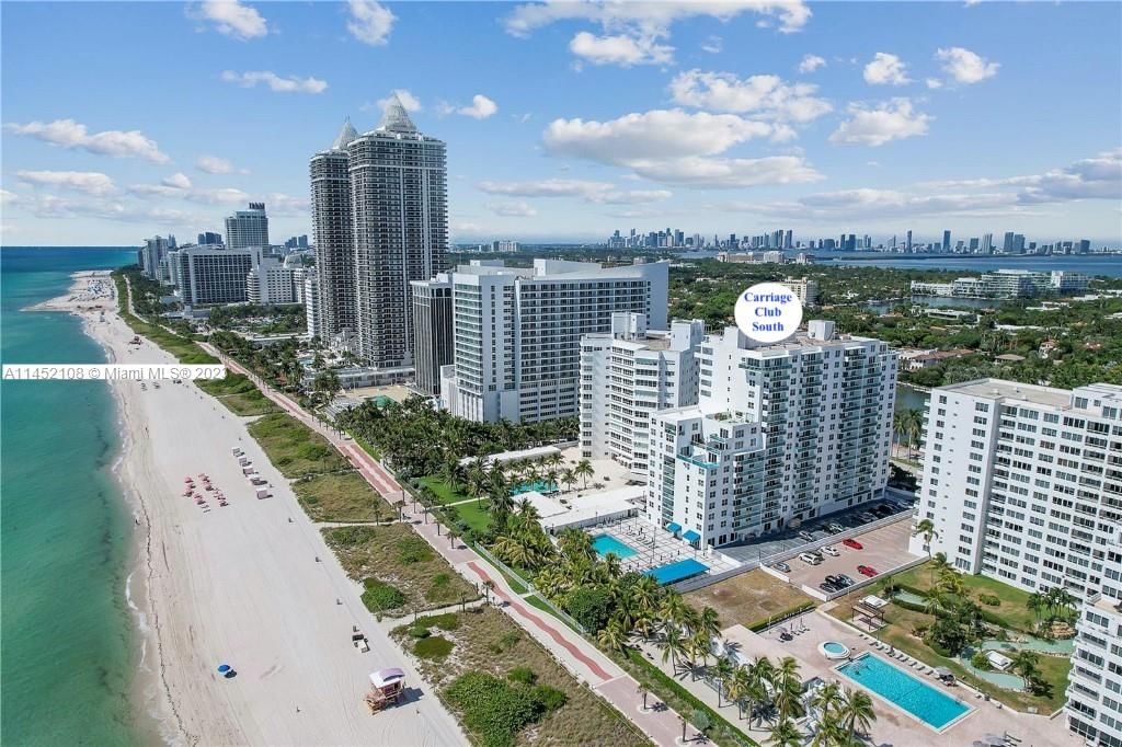 Real estate property located at 5001 Collins Ave #1-K, Miami-Dade County, Carriage Club South, Miami Beach, FL