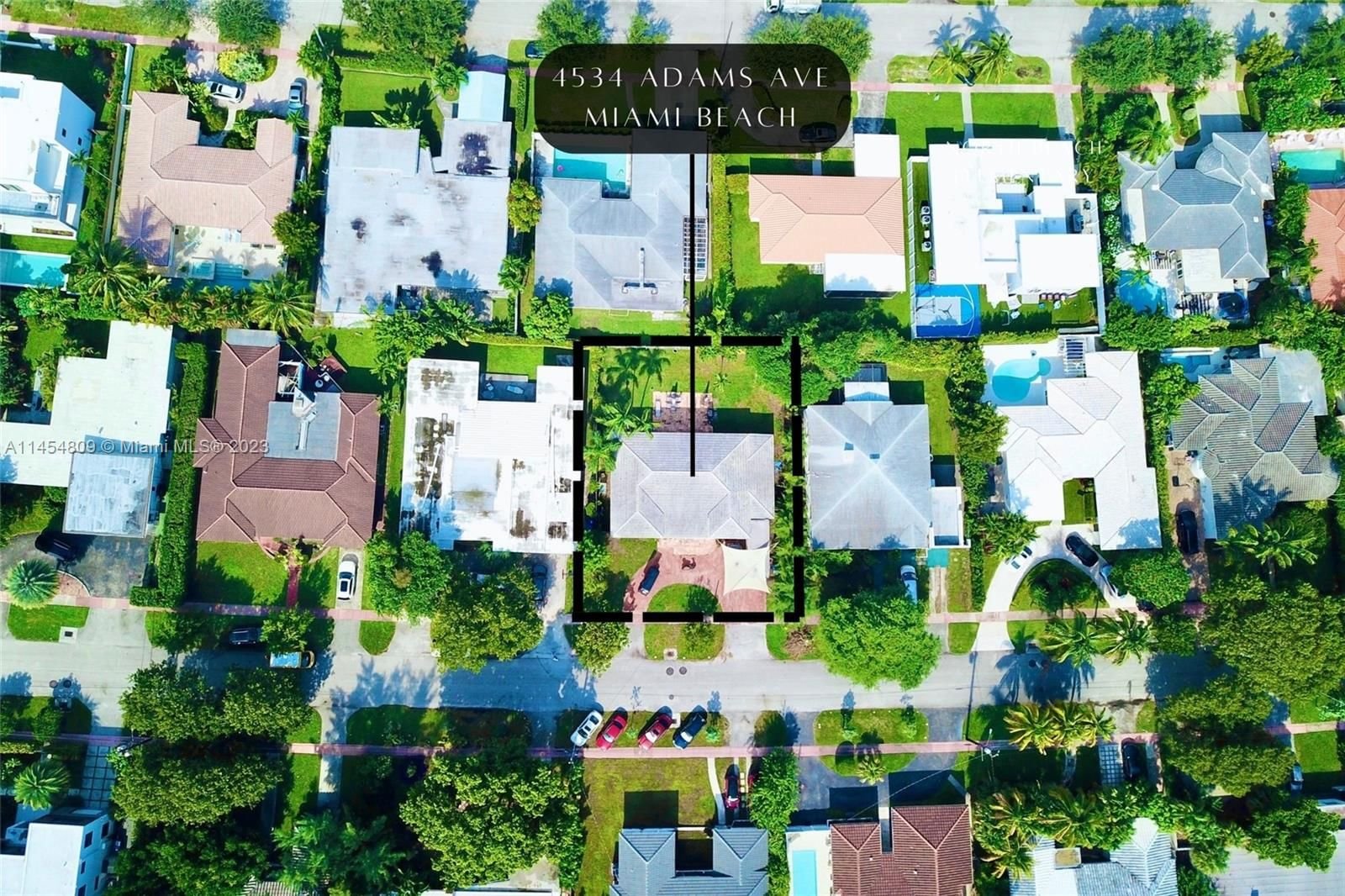 Real estate property located at 4534 Adams Ave, Miami-Dade County, Miami Beach, FL