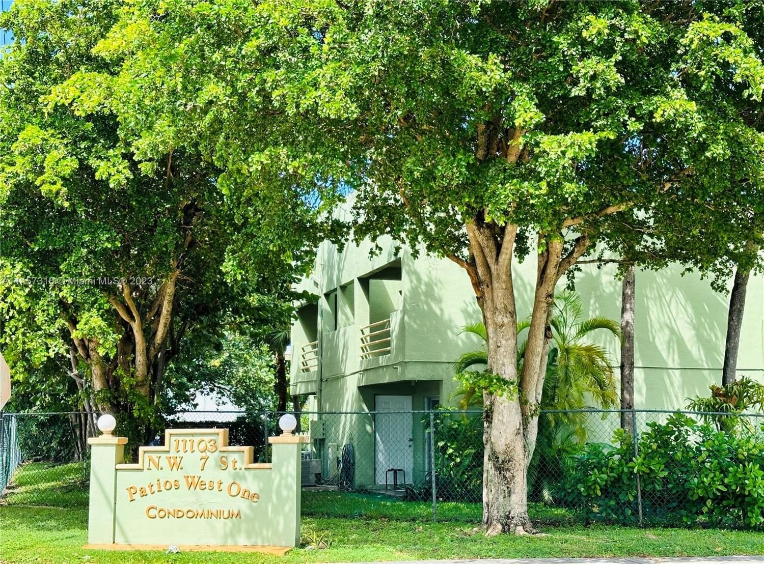 Real estate property located at 11153 7th St #101-6, Miami-Dade County, PATIO WEST ONE CONDO, Miami, FL