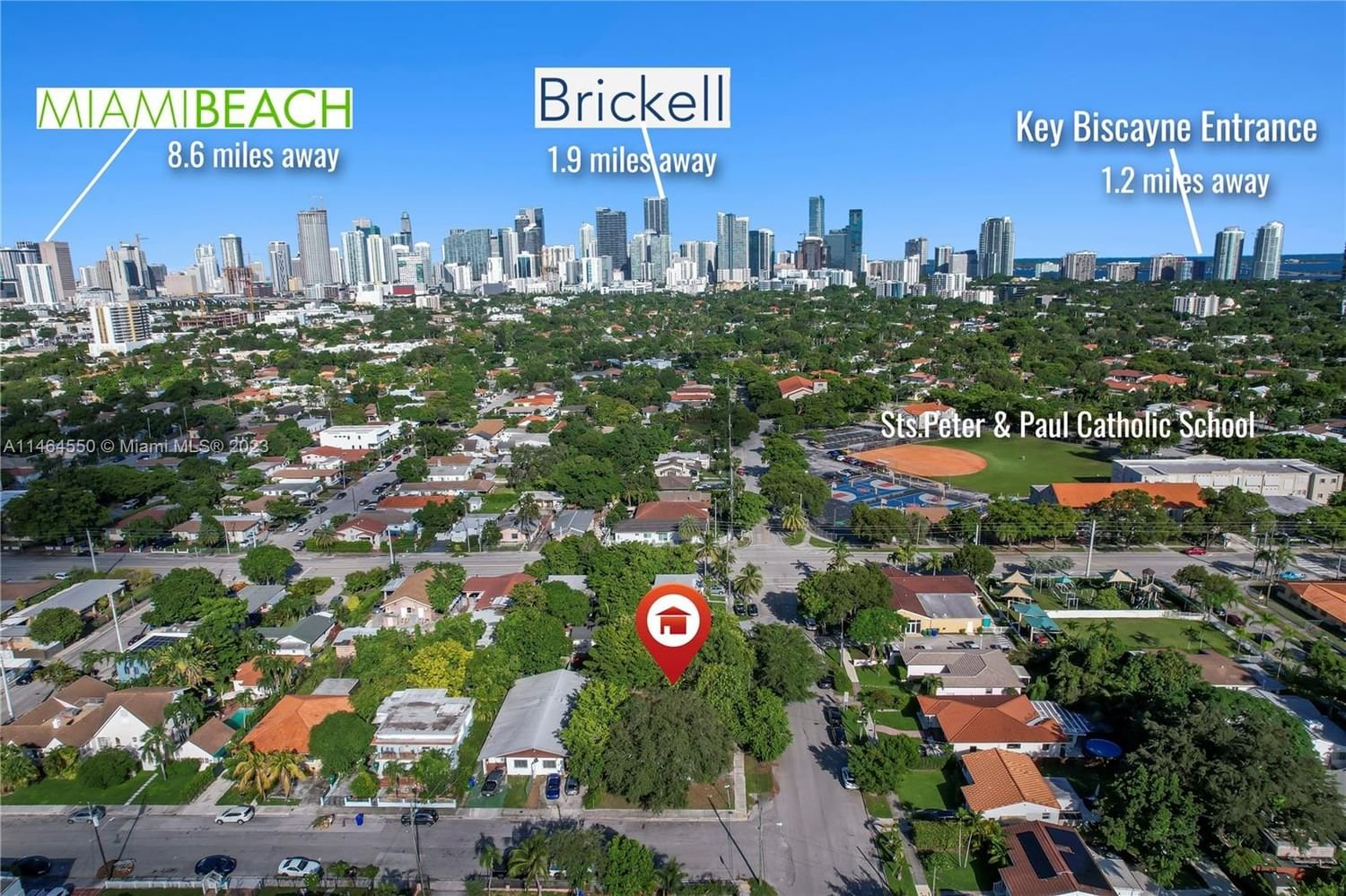 Real estate property located at 1233 13th St, Miami-Dade County, Miami, FL