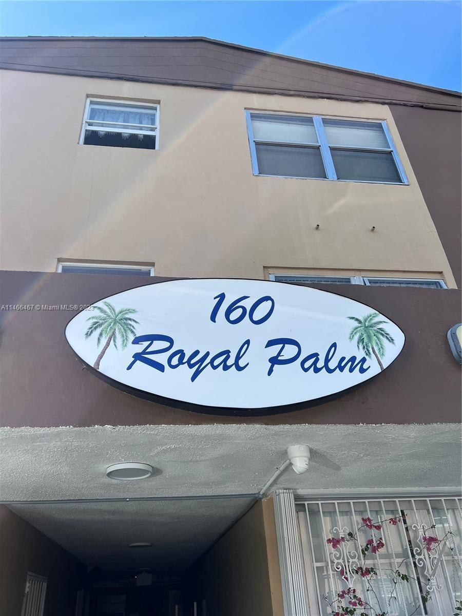 Real estate property located at 160 Royal Palm Rd #107, Miami-Dade County, PALM SPRINGS GARDENS BLDG, Hialeah Gardens, FL