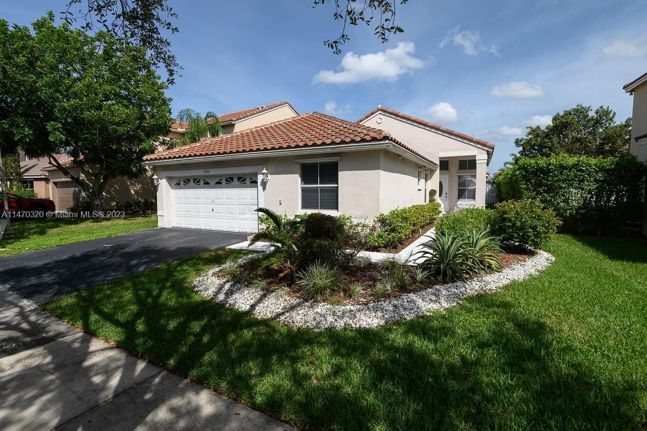Real estate property located at 664 Stanton Dr, Broward County, SECTOR 4 NORTH, Weston, FL