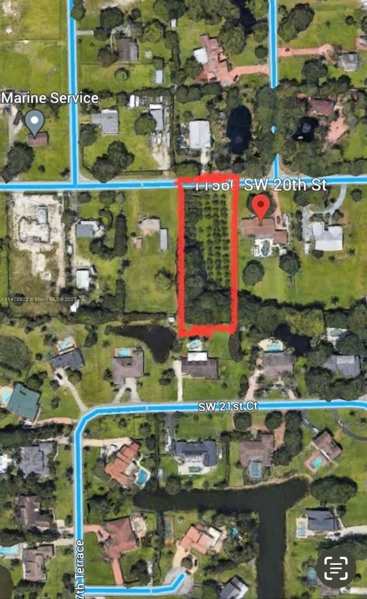 Real estate property located at 0 20 ST, Broward County, FLA FRUIT LANDS CO SUB NO, Davie, FL