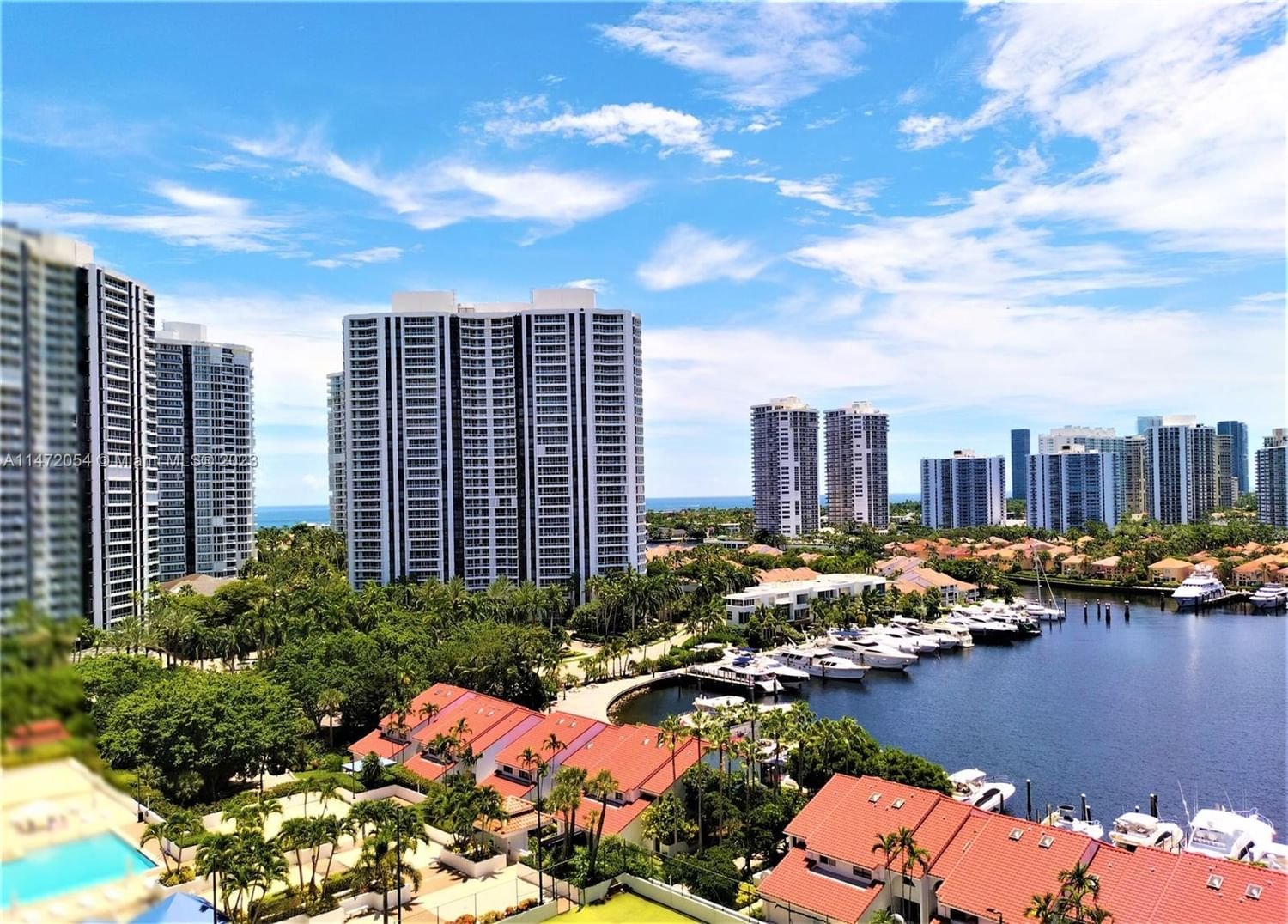 Real estate property located at 3610 Yacht Club Dr #1403, Miami-Dade County, PORTSVIEW @ THE WATERWAYS, Aventura, FL