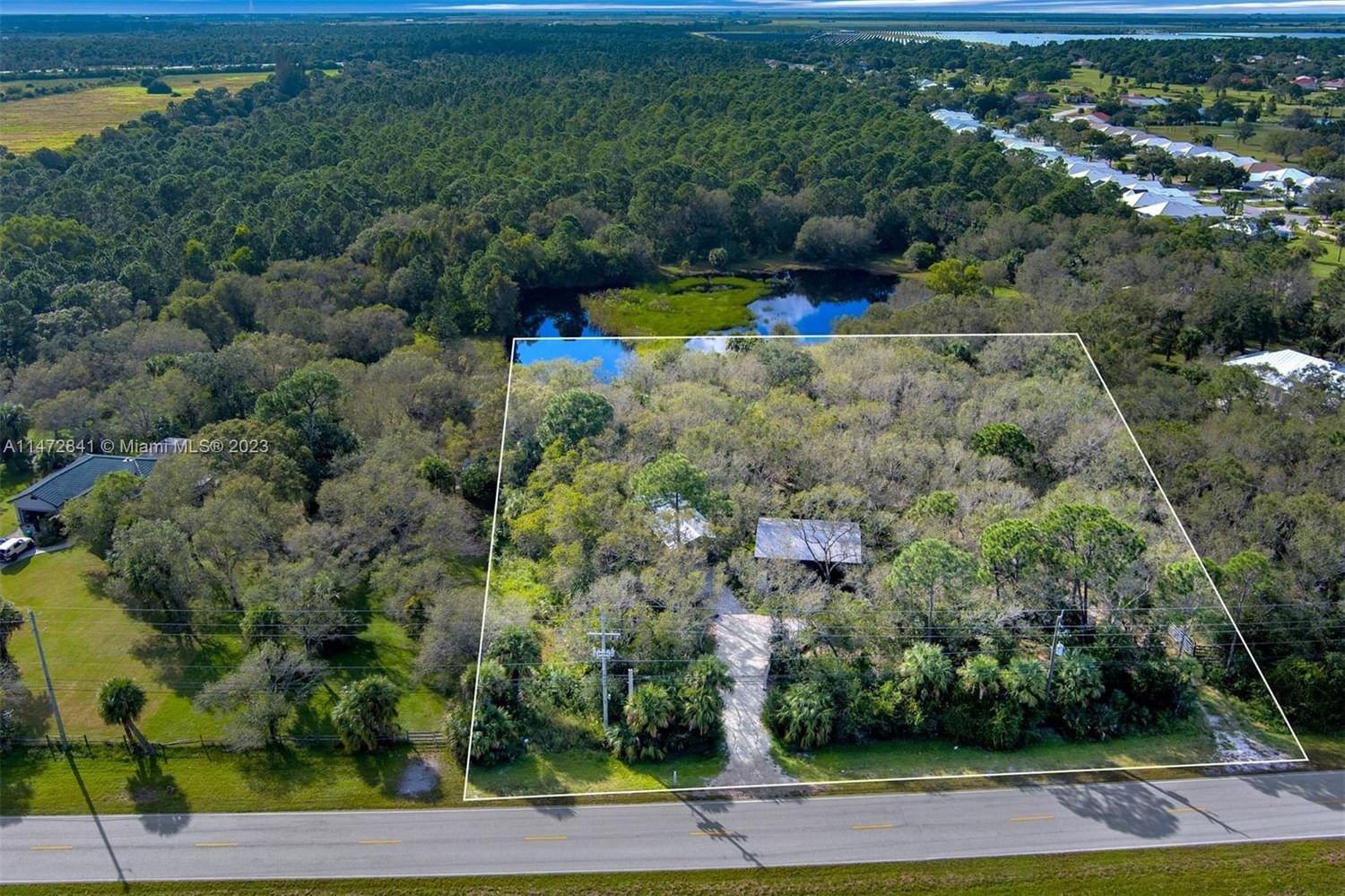Real estate property located at 2465 Johnston Rd, St Lucie County, PINE ACRES (UNRECORDED), Fort Pierce, FL
