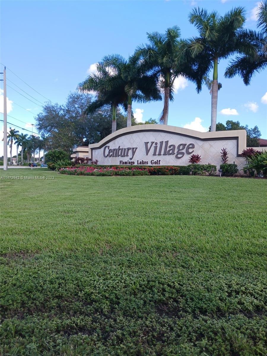 Real estate property located at 800 131st Ave #114F, Broward County, CENTURY VILLAGE, Pembroke Pines, FL