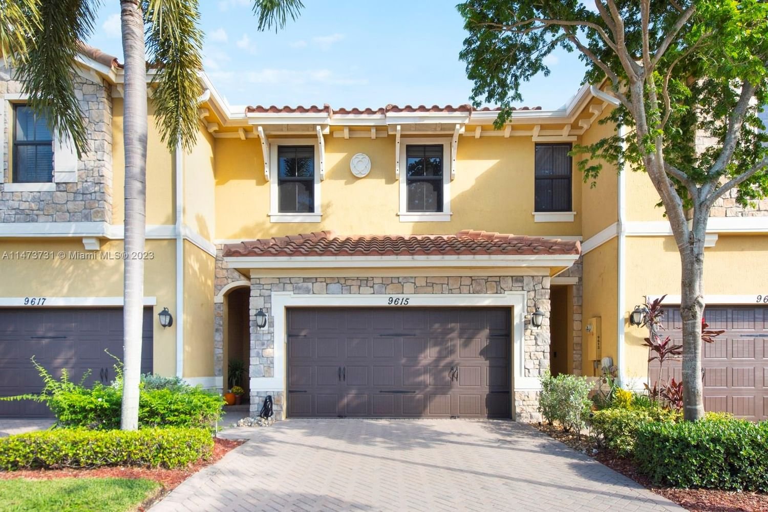 Real estate property located at 9615 Watercrest Isle, Broward County, Town Parc At MiraLago, Parkland, FL