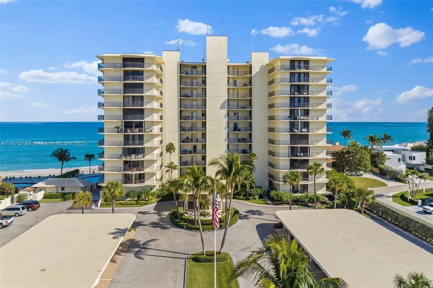 Real estate property located at 100 Beach Rd #204, Palm Beach County, OCEAN TOWERS SOUTH CONDO, Tequesta, FL