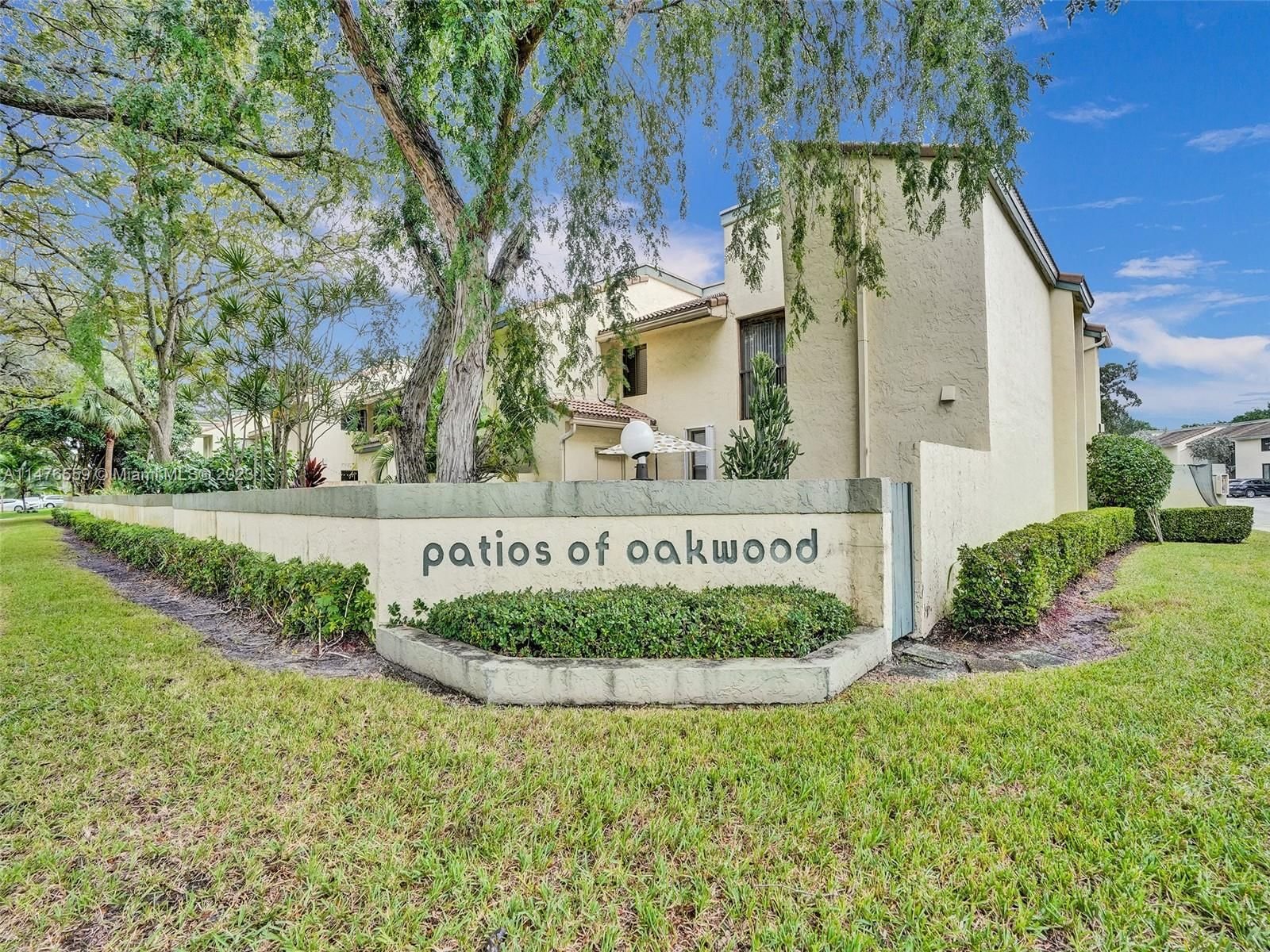 Real estate property located at 9592 1st Ct #13-F, Broward County, PATIOS OF OAKWOOD CONDO, Coral Springs, FL