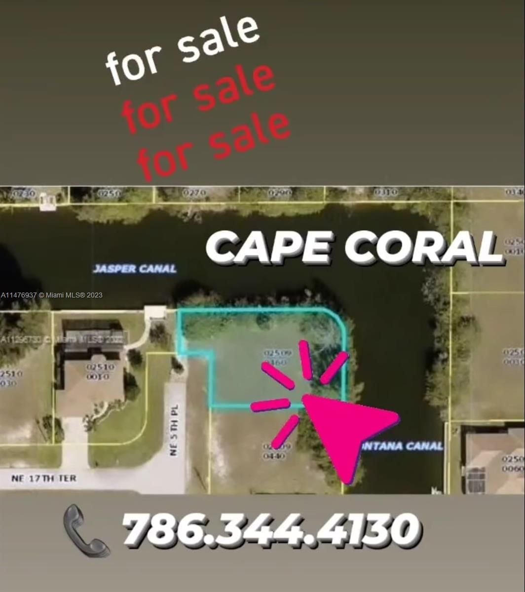 Real estate property located at 1725 NE 5 PL, Lee County, CAPE CORAL, Cape Coral, FL