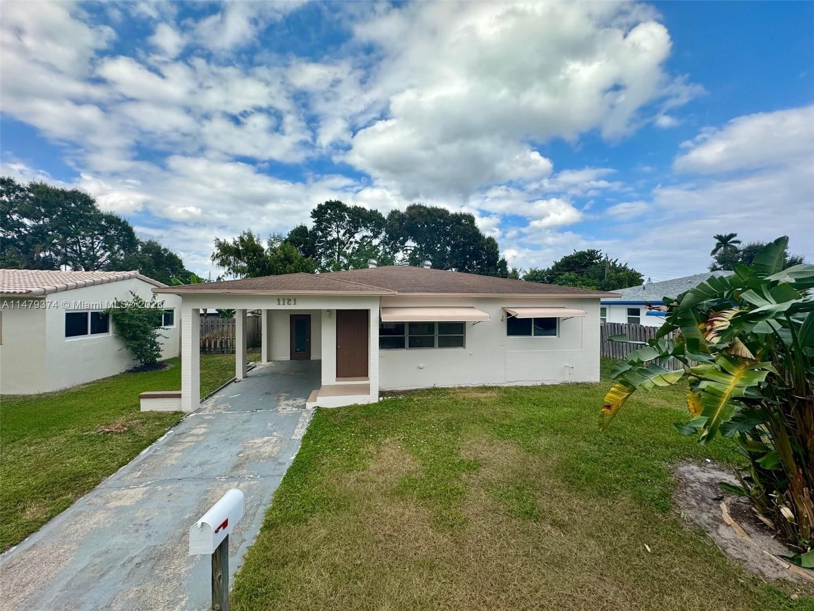 Real estate property located at 1121 31st St, Broward County, OAK GROVE, Fort Lauderdale, FL