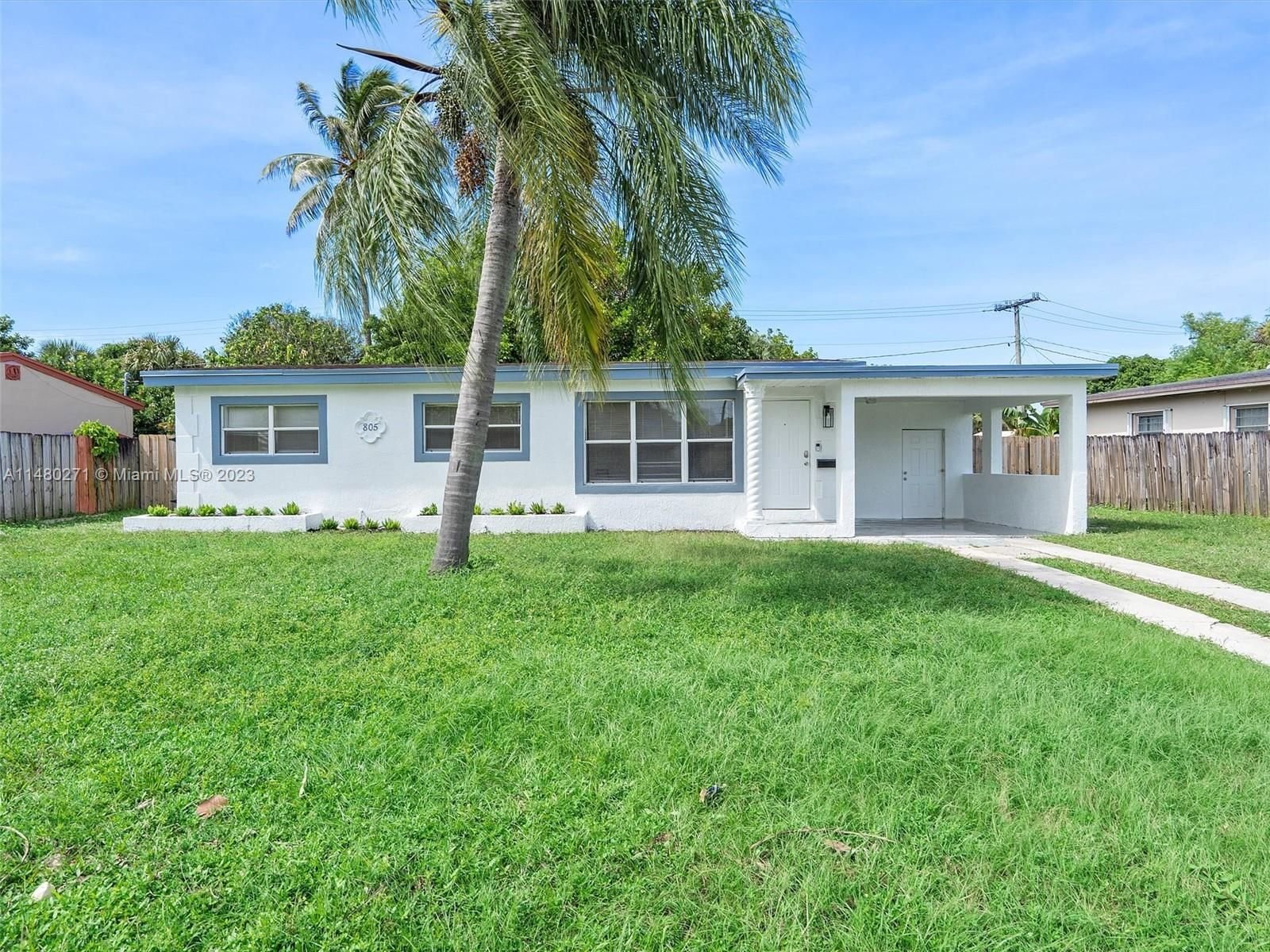 Real estate property located at 805 Arizona Ave, Broward County, MELROSE PARK SECTION 3, Fort Lauderdale, FL