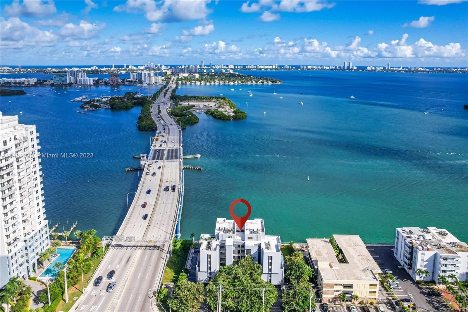 Real estate property located at 7899 Bayshore Ct #6F, Miami-Dade County, LAS OLAS CONDO, Miami, FL