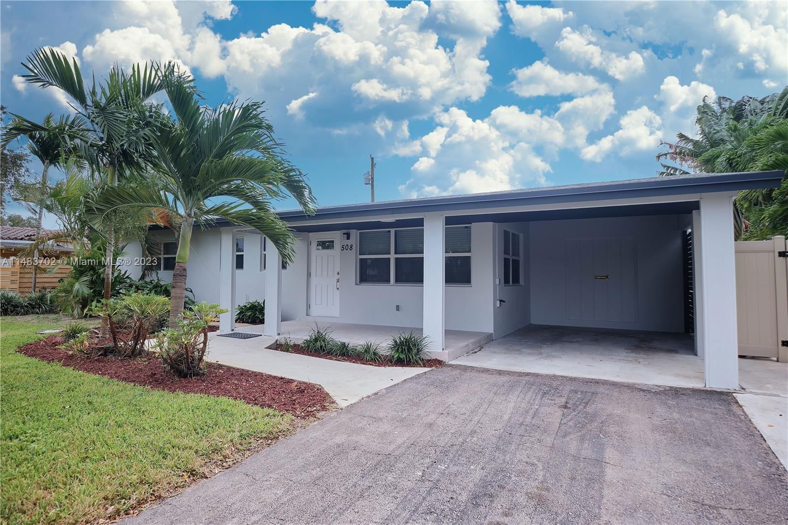 Real estate property located at 508 28th Dr, Broward County, TROPICAL MANORS, Wilton Manors, FL