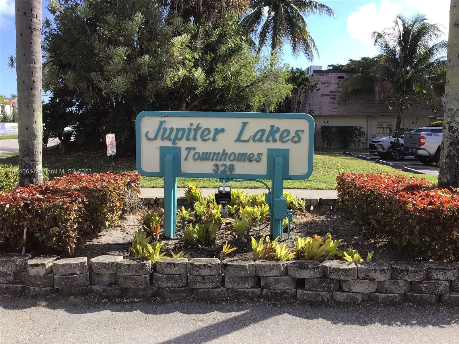 Real estate property located at 326 Jupiter Lakes Blvd #2311B, Palm Beach County, JUPITER LAKES TOWNHOMES C, Jupiter, FL