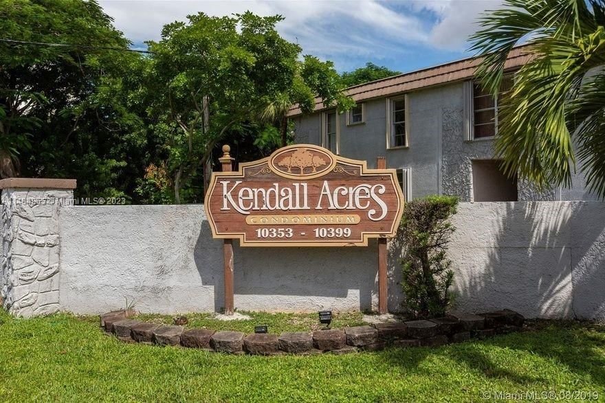 Real estate property located at 10397 Kendall Dr W1, Miami-Dade County, KENDALL ACRES CONDO BLDG, Miami, FL