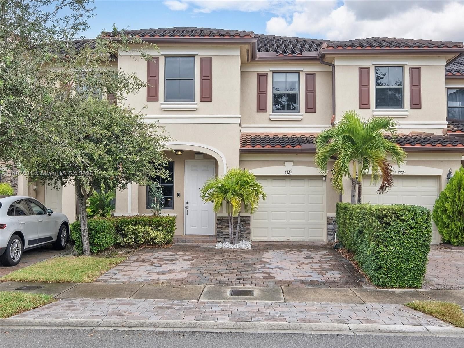Real estate property located at 3381 89th Ter, Miami-Dade County, BELLAGIO, Hialeah, FL