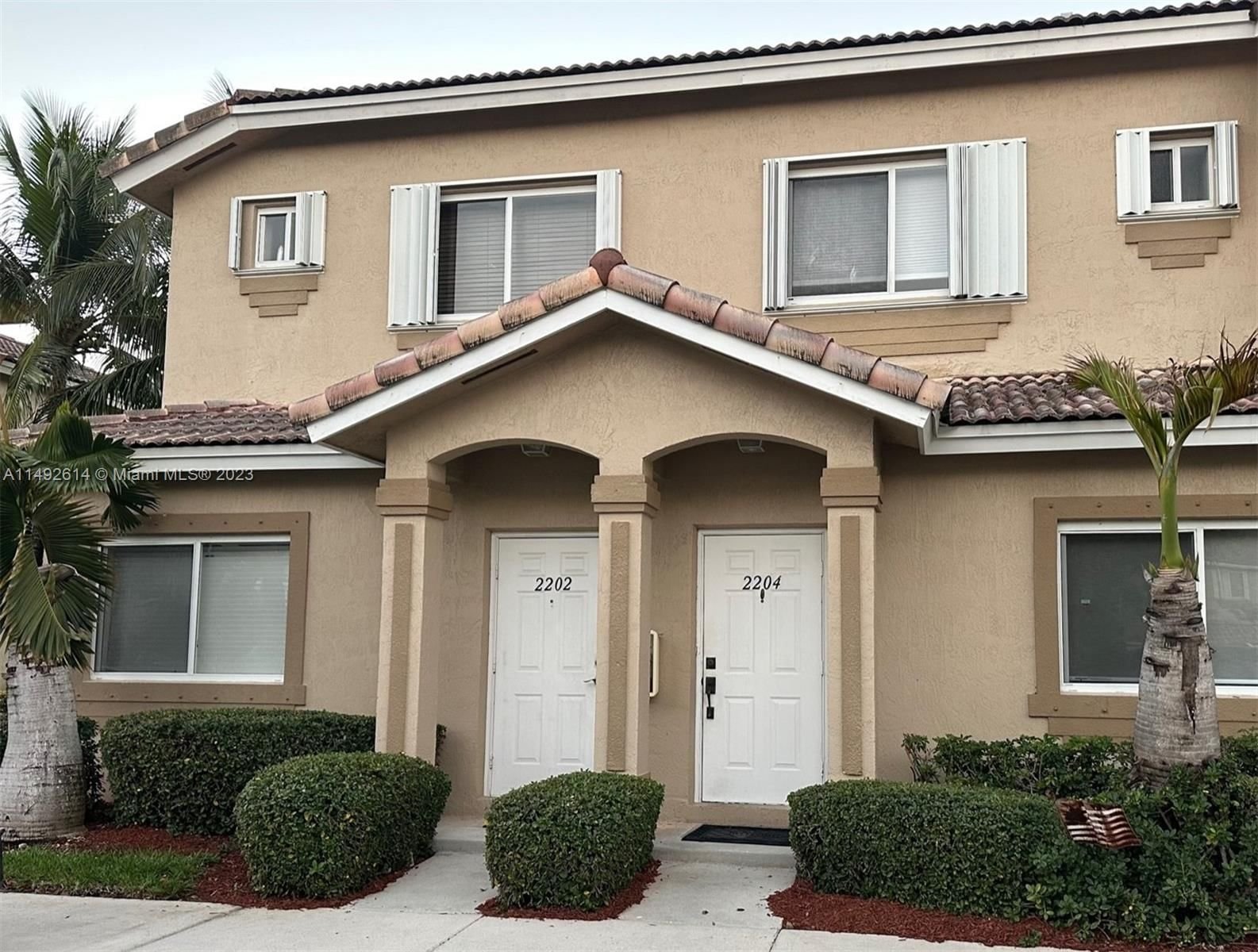 Real estate property located at 2204 23rd Ave #2204, Miami-Dade County, TOWNGATE CONDO EIGHT, Homestead, FL