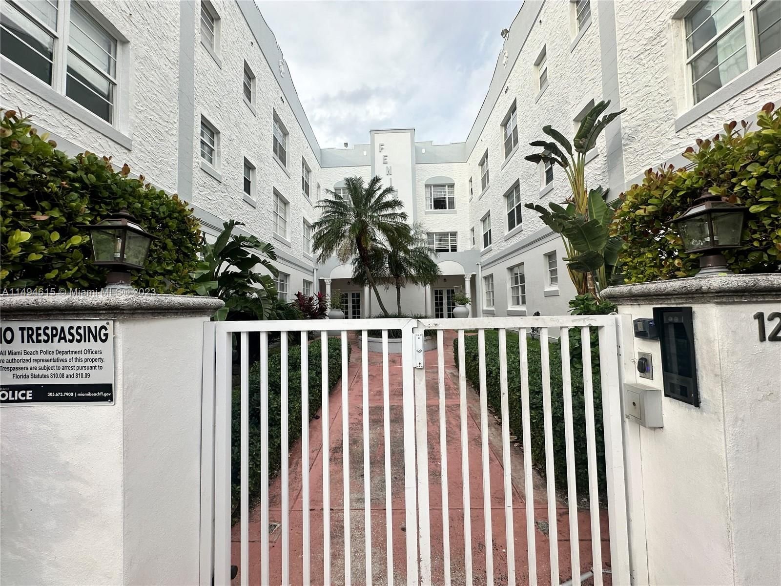 Real estate property located at 1200 Euclid Ave #102, Miami-Dade County, THE FENIMORE CONDO, Miami Beach, FL