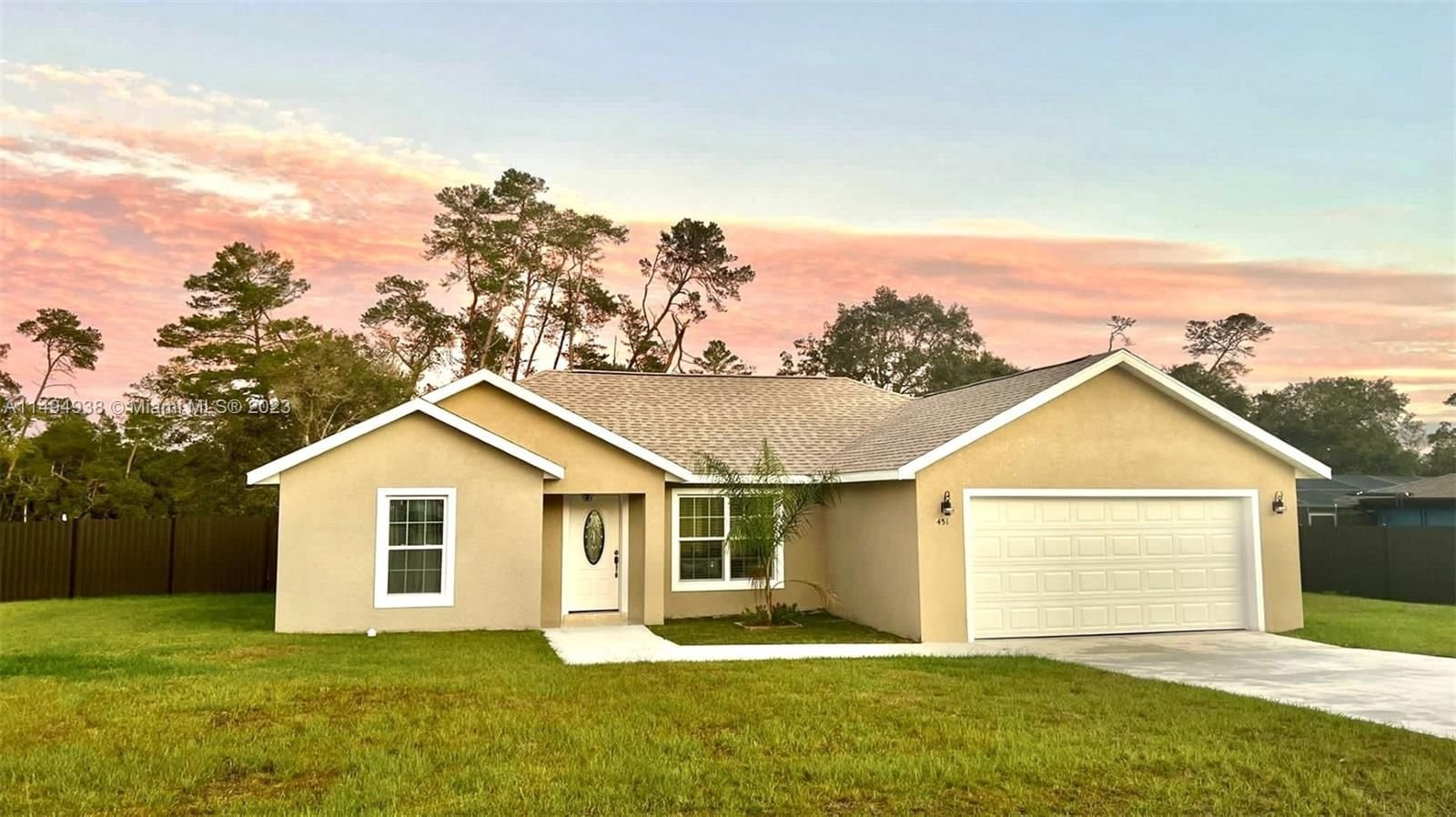 Real estate property located at 451 Marion Oaks DR, Marion County, Marion Oaks Unit 05, Ocala, FL