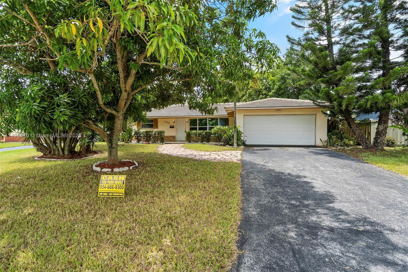 Real estate property located at 7804 40th St, Broward County, CORAL SPRINGS SUB NO 1, Coral Springs, FL