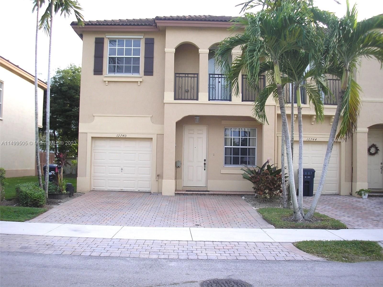 Real estate property located at 12740 133rd St, Miami-Dade County, COURTS AT TUSCANY, Miami, FL