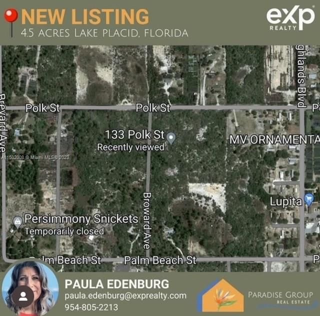 Real estate property located at 133 Polk, Highlands County, SUN N LAKE ACRES L.P., Lake Placid, FL