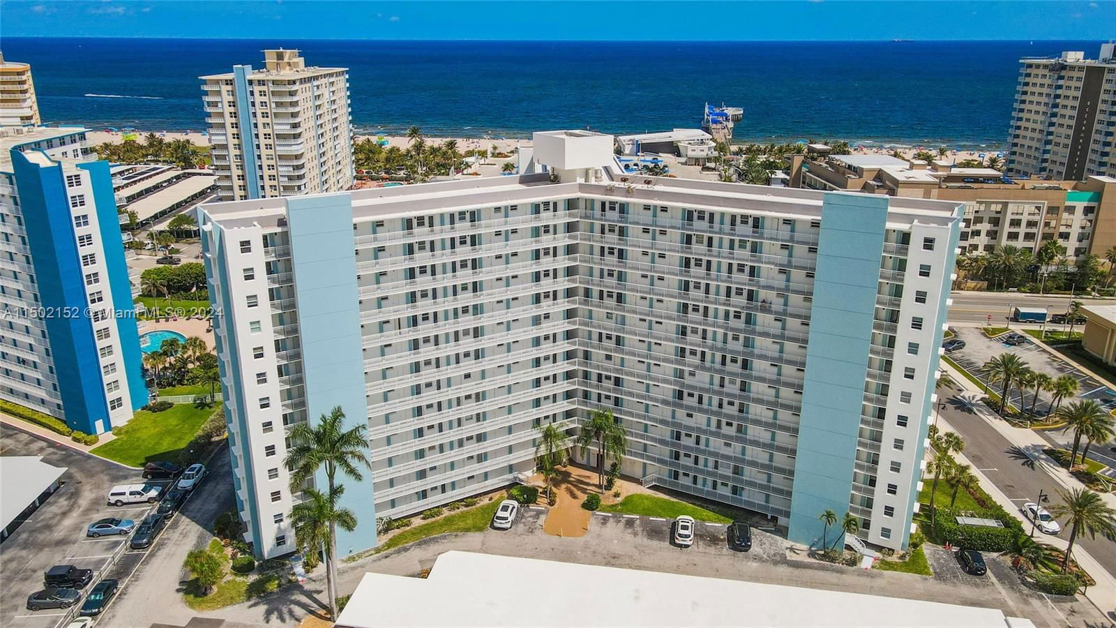 Real estate property located at 201 Ocean Blvd #407, Broward, Granada House Condominium, Pompano Beach, FL