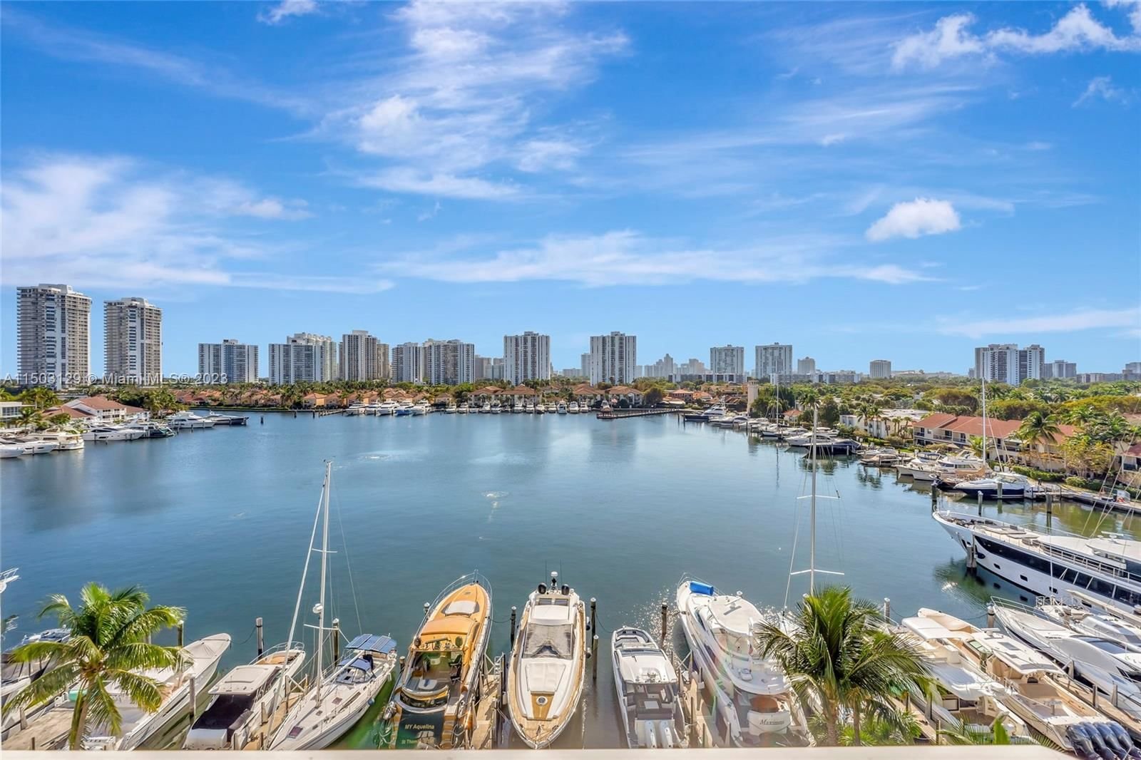 Real estate property located at 3610 Yacht Club Dr #709, Miami-Dade County, PORTSVIEW @ THE WATERWAYS, Aventura, FL