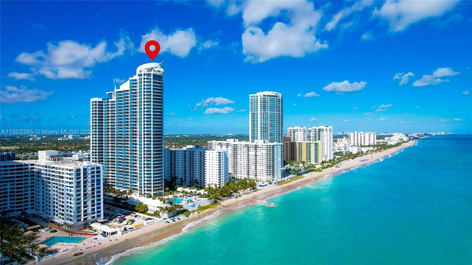 Real estate property located at 3101 Ocean Dr #1001, Broward County, OCEAN PALMS CONDO, Hollywood, FL