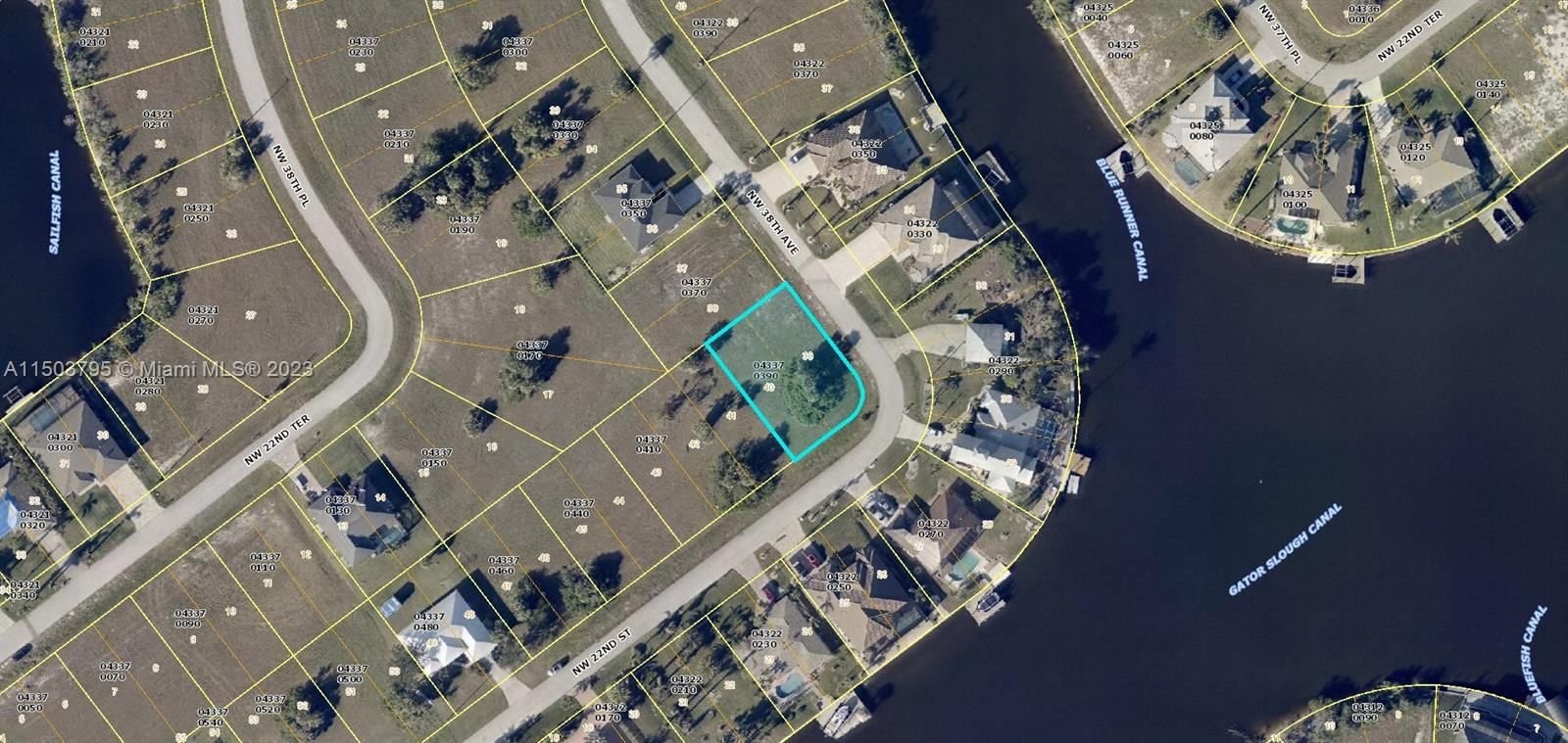 Real estate property located at 3801 NW 22ND ST, Lee County, CAPE CORAL, Cape Coral, FL