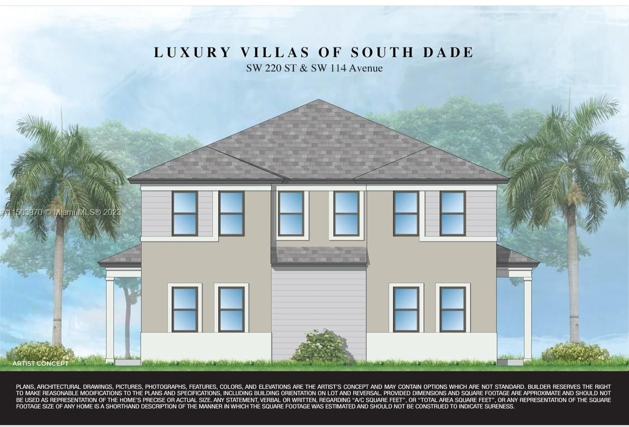 Real estate property located at 22005 114th Ave, Miami-Dade County, Luxury Villas of South Dad, Goulds, FL