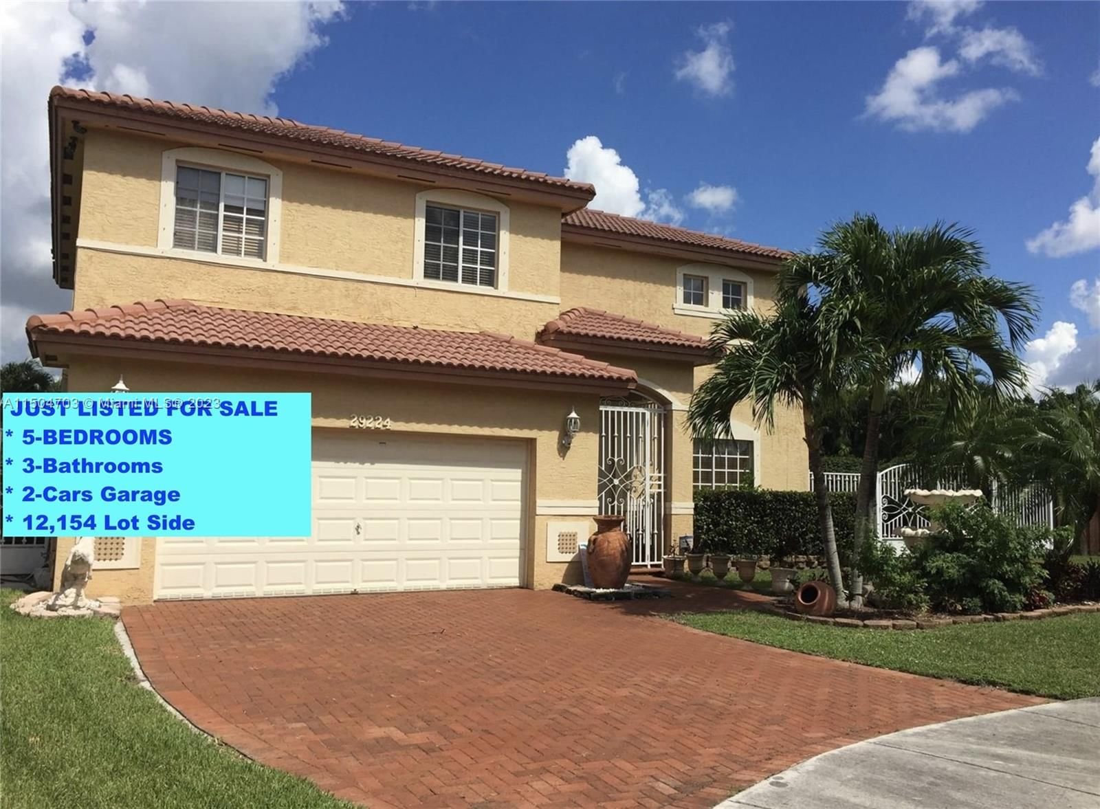 Real estate property located at 29224 142nd Pl, Miami-Dade County, BISCAYNE DRIVE ESTATES, Homestead, FL