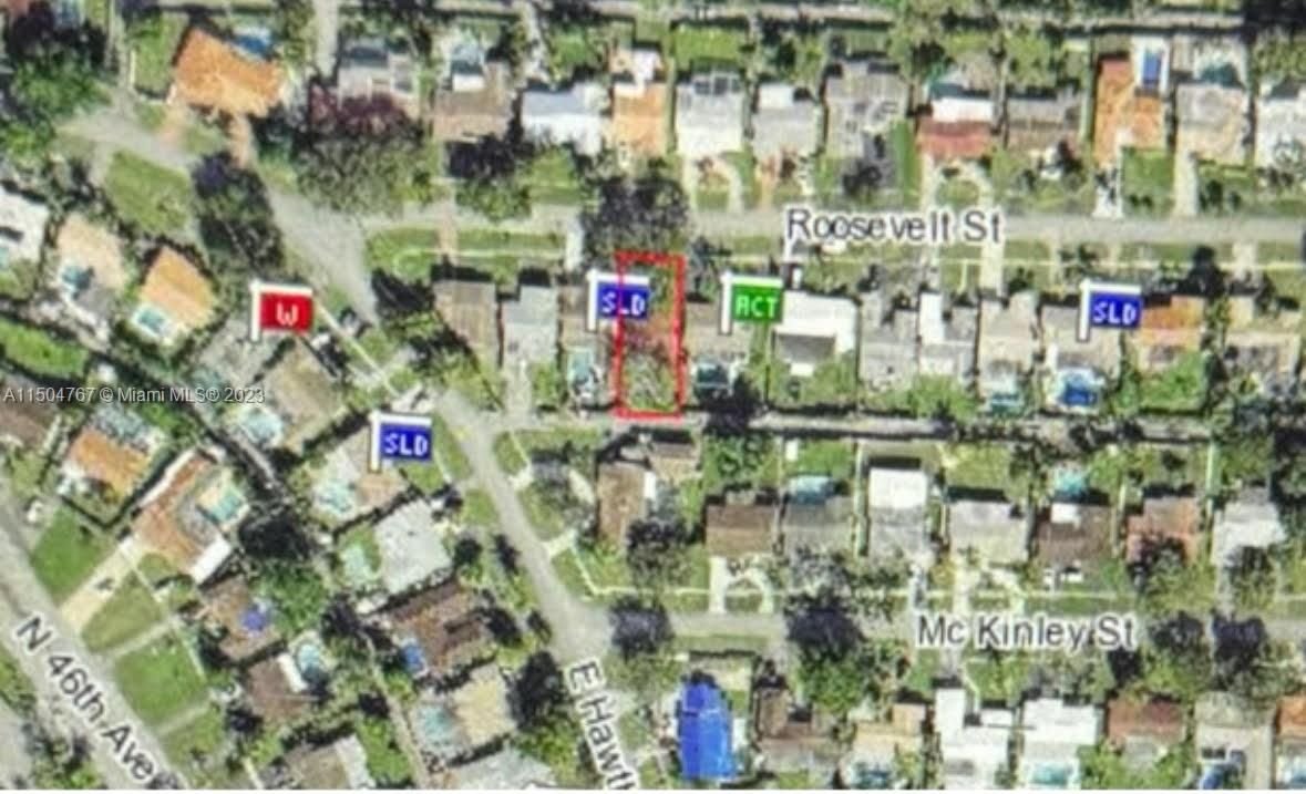 Real estate property located at 4406 Roosevelt St, Broward County, HOLLYWOOD HILLS, Hollywood, FL