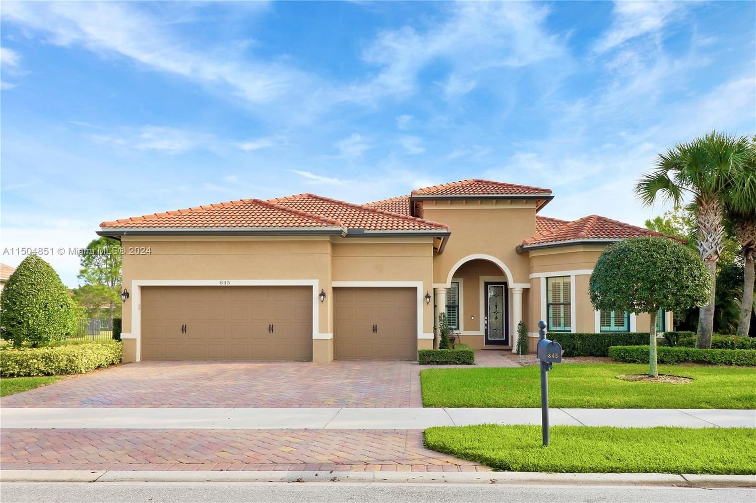 Real estate property located at 845 Habitat Ln, Martin County, COPPERLEAF, Palm City, FL