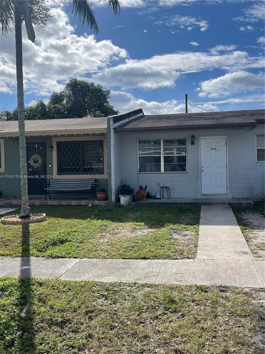 Real estate property located at 5510 36th St, Broward County, LYNN PARK REPLAT, West Park, FL