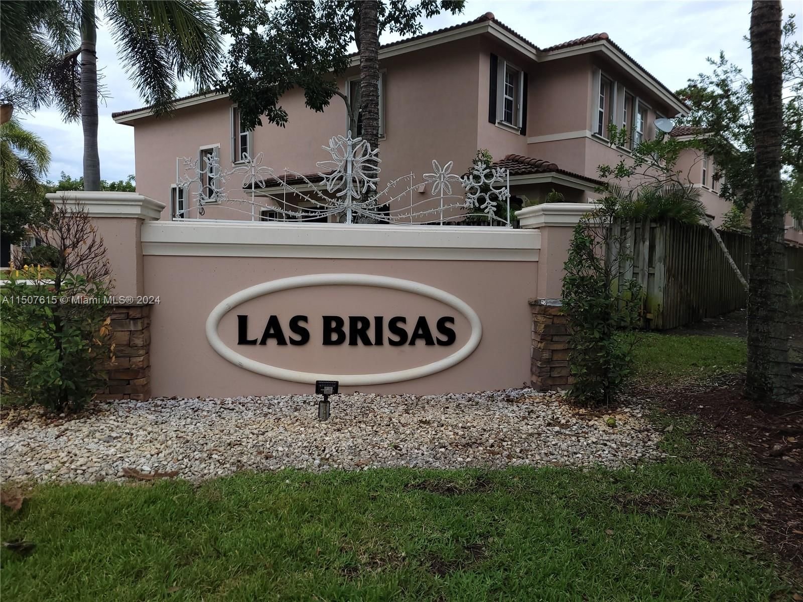 Real estate property located at 293 Las Brisas Cir, Broward County, F AND H PLAT, Sunrise, FL