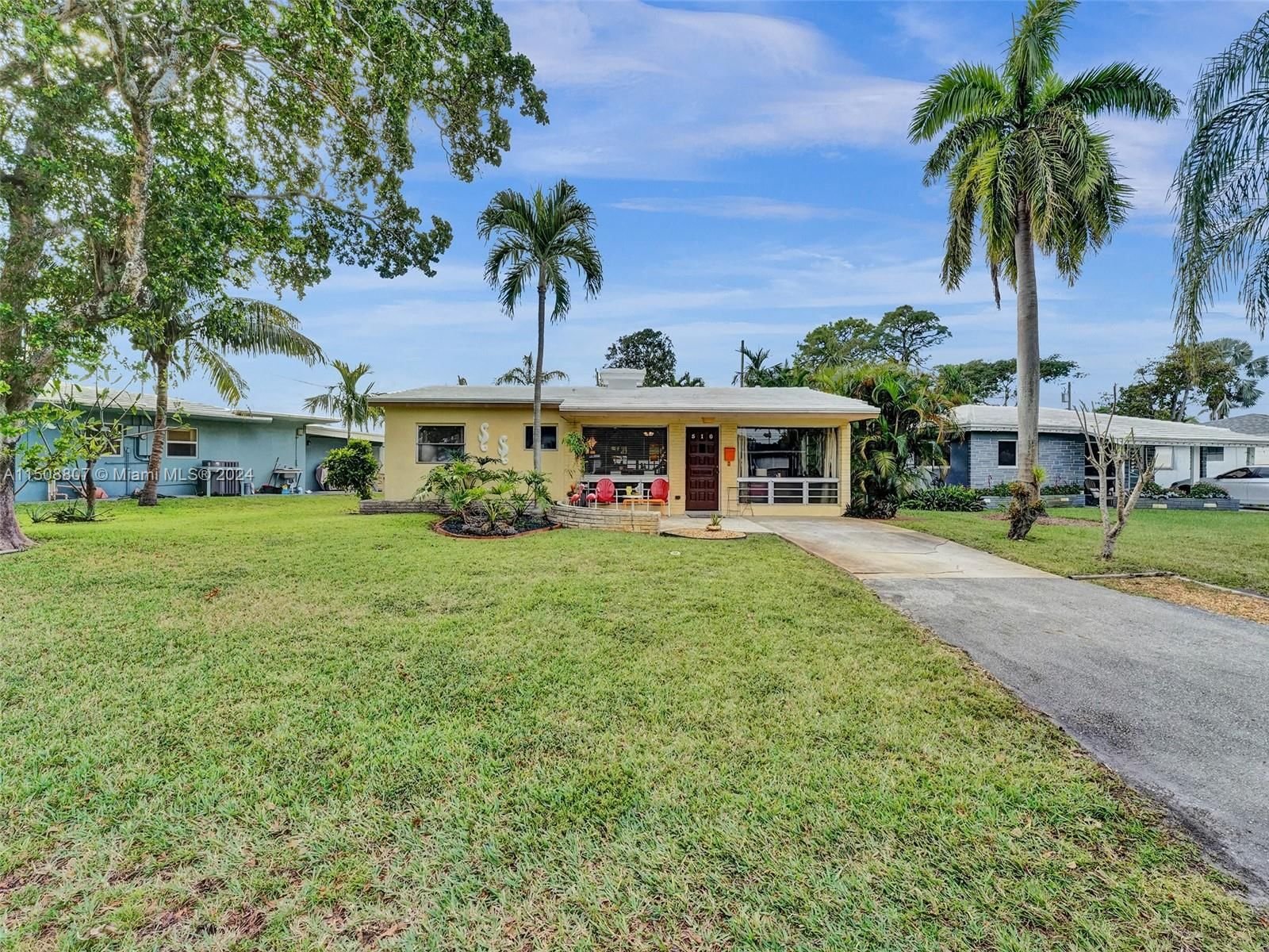 Real estate property located at 510 49th St, Broward County, NORTH ANDREWS GARDENS 2ND, Oakland Park, FL