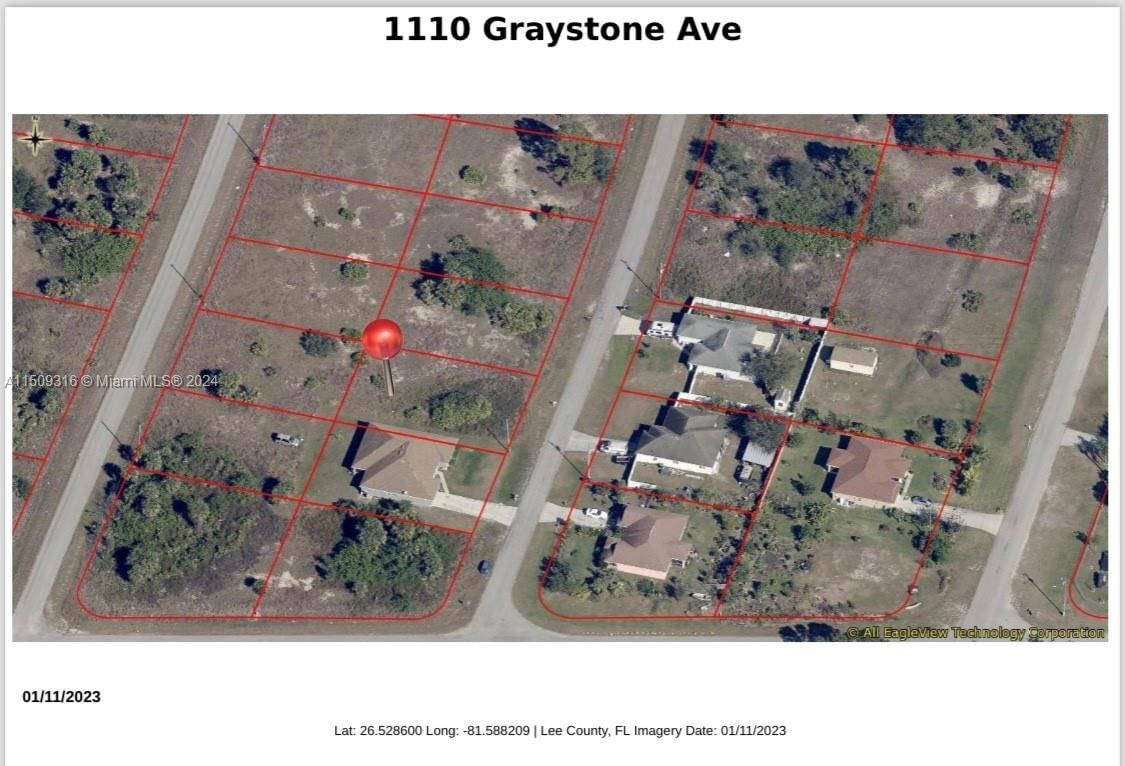 Real estate property located at 1110 Graystone Ave, Lee County, Lehigh Acres, Lehigh Acres, FL