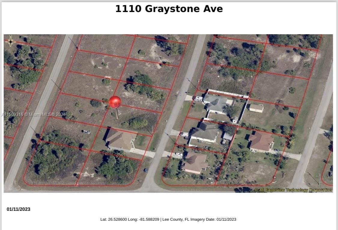 Real estate property located at 1110 Graystone Ave, Lee County, Lehigh Acres, Lehigh Acres, FL